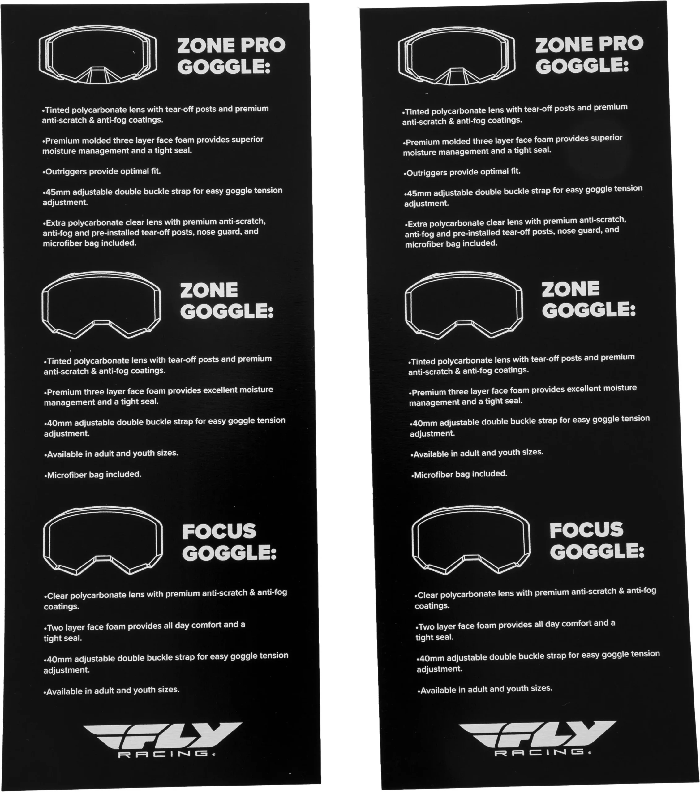 Fly Racing Mx Bullet Point Magnet 4×10 360-0001