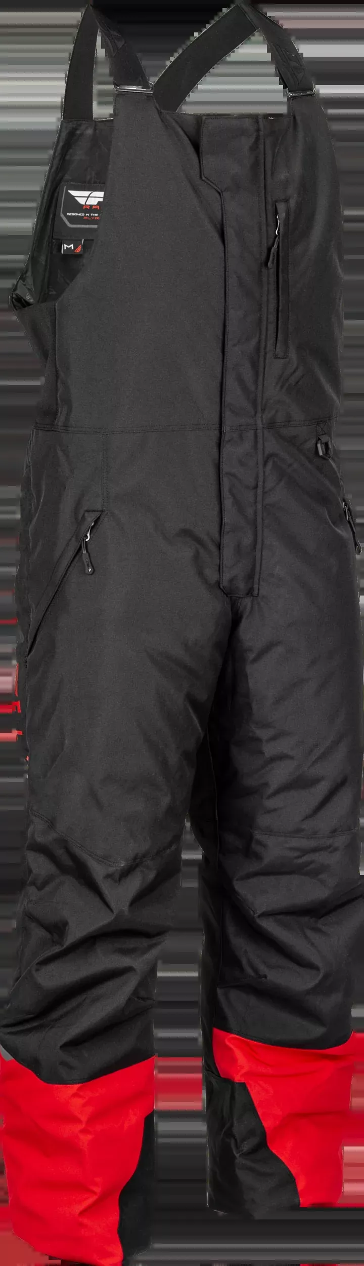 Fly Racing Outpost Bib Black/Red 2x 470-65012X