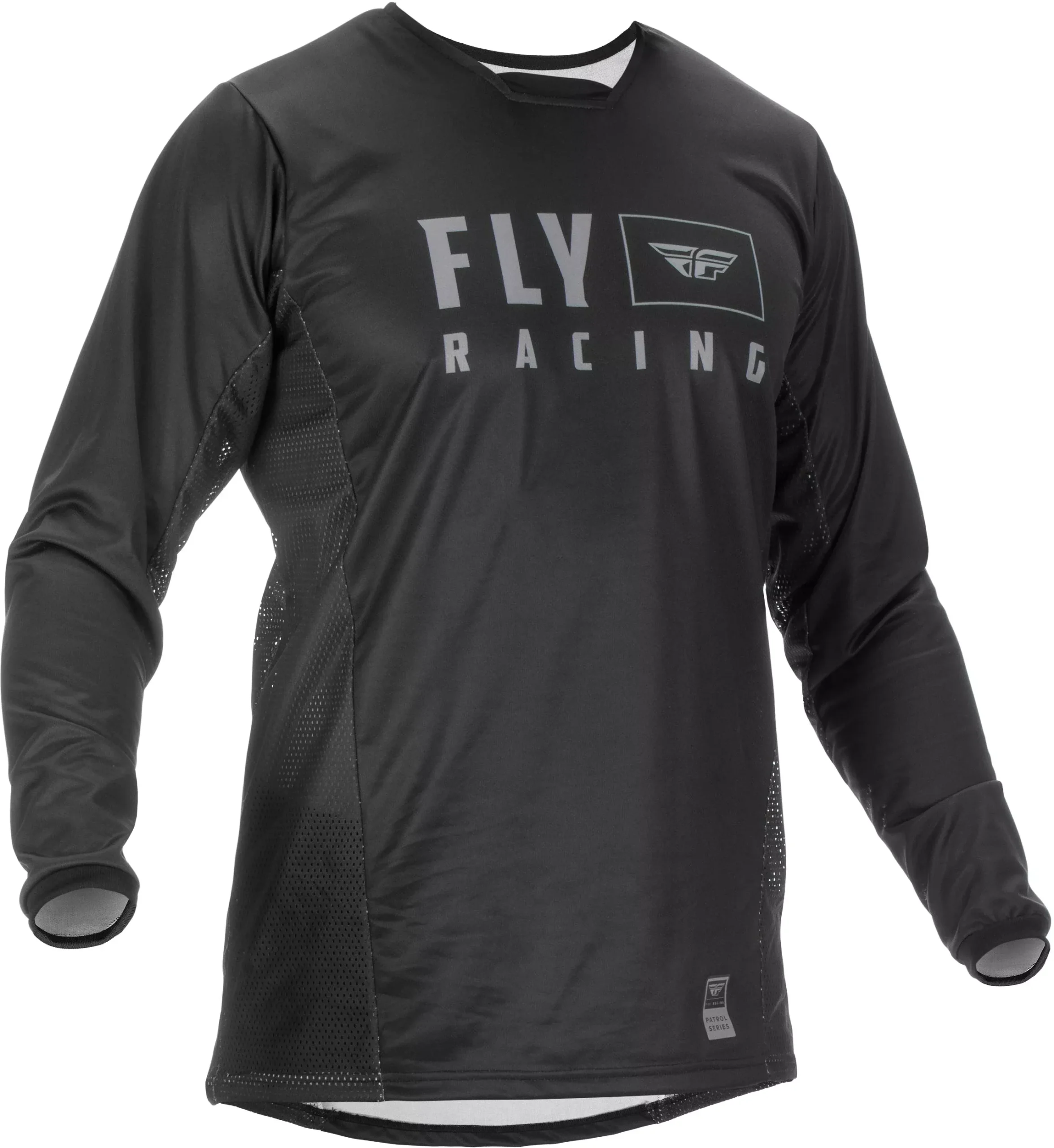 Fly Racing Patrol Jersey Black Lg 375-650L