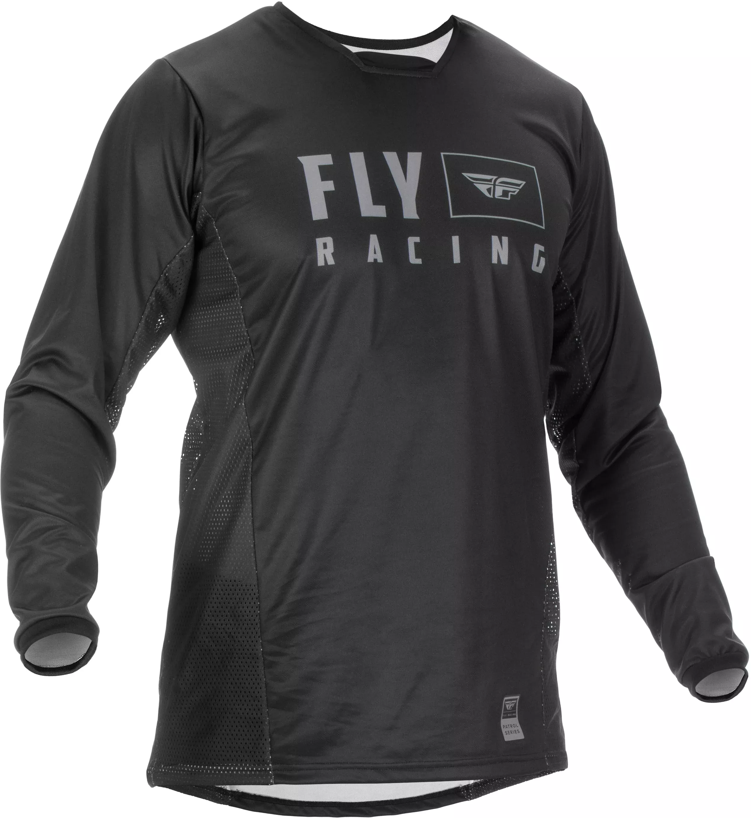 Fly Racing Patrol Jersey Black Lg 375-650L