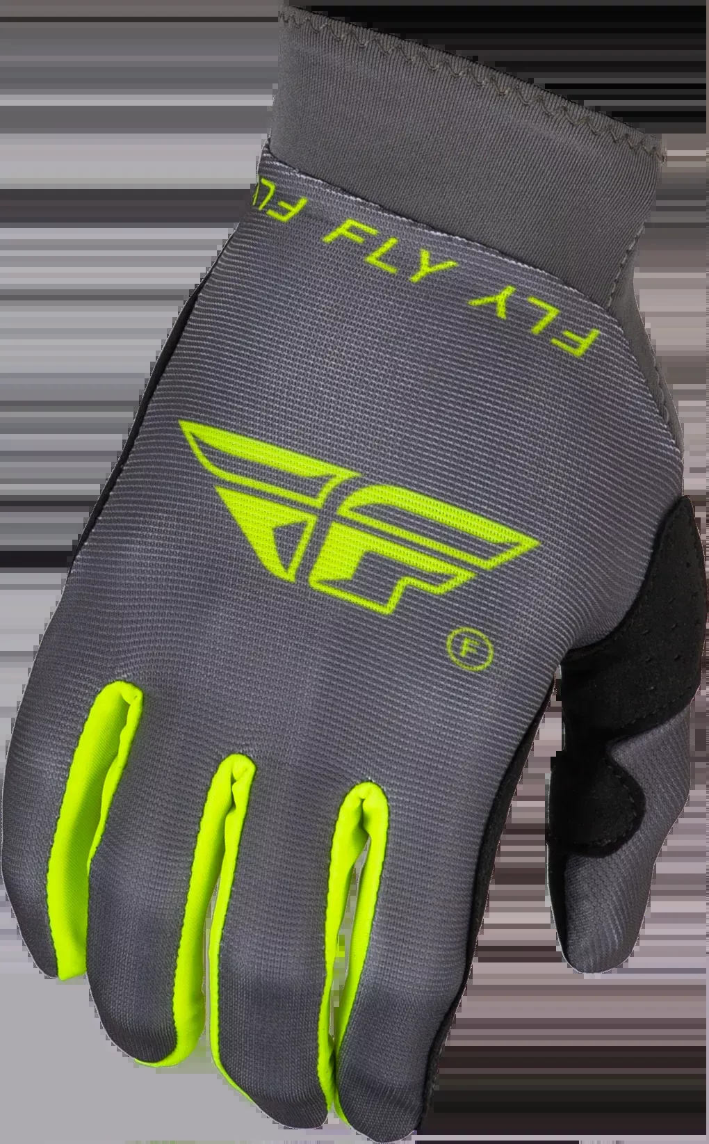 Fly Racing Pro Lite Gloves Charcoal/Hi-Vis Md 377-042M