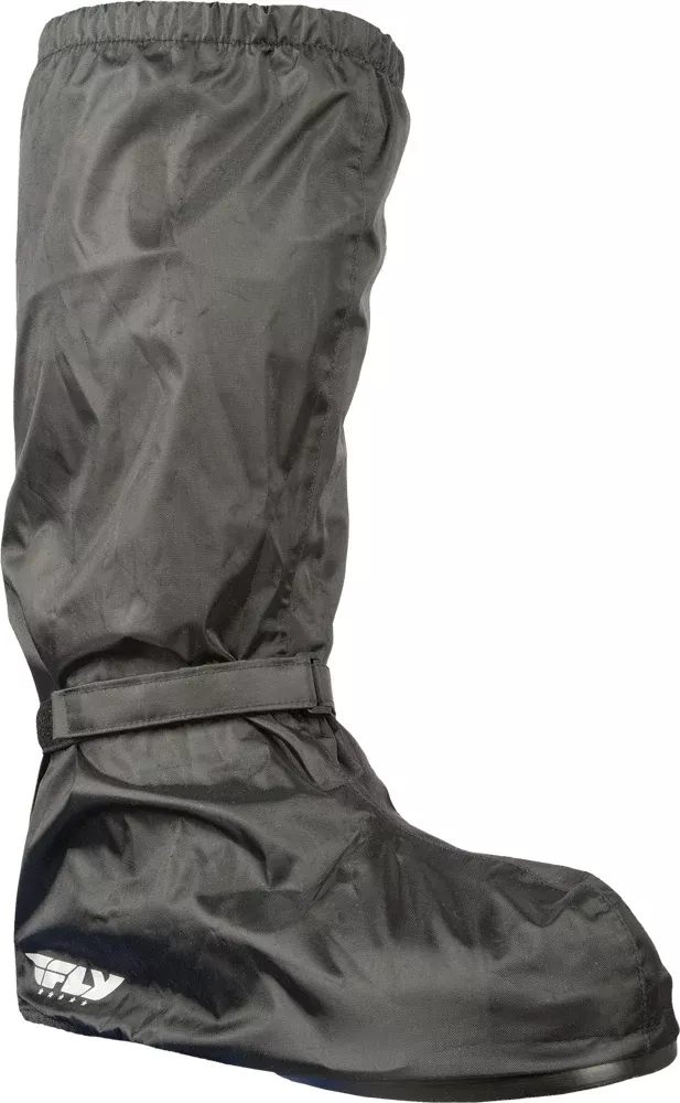 Fly Racing Rain Cover Boots Black Lg 477-0021L