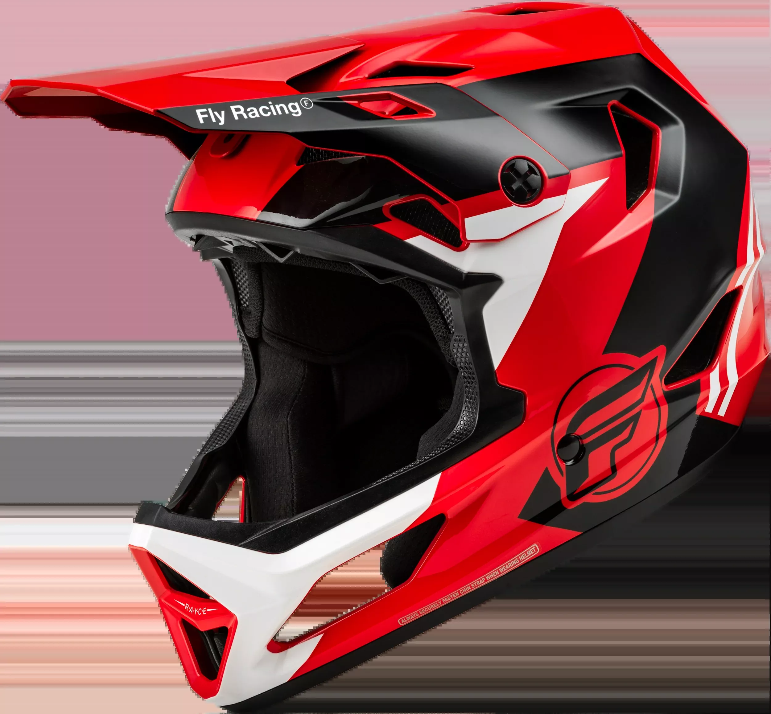 Fly Racing Rayce Bicycle Helmet Red/Black/White Lg 73-3611L