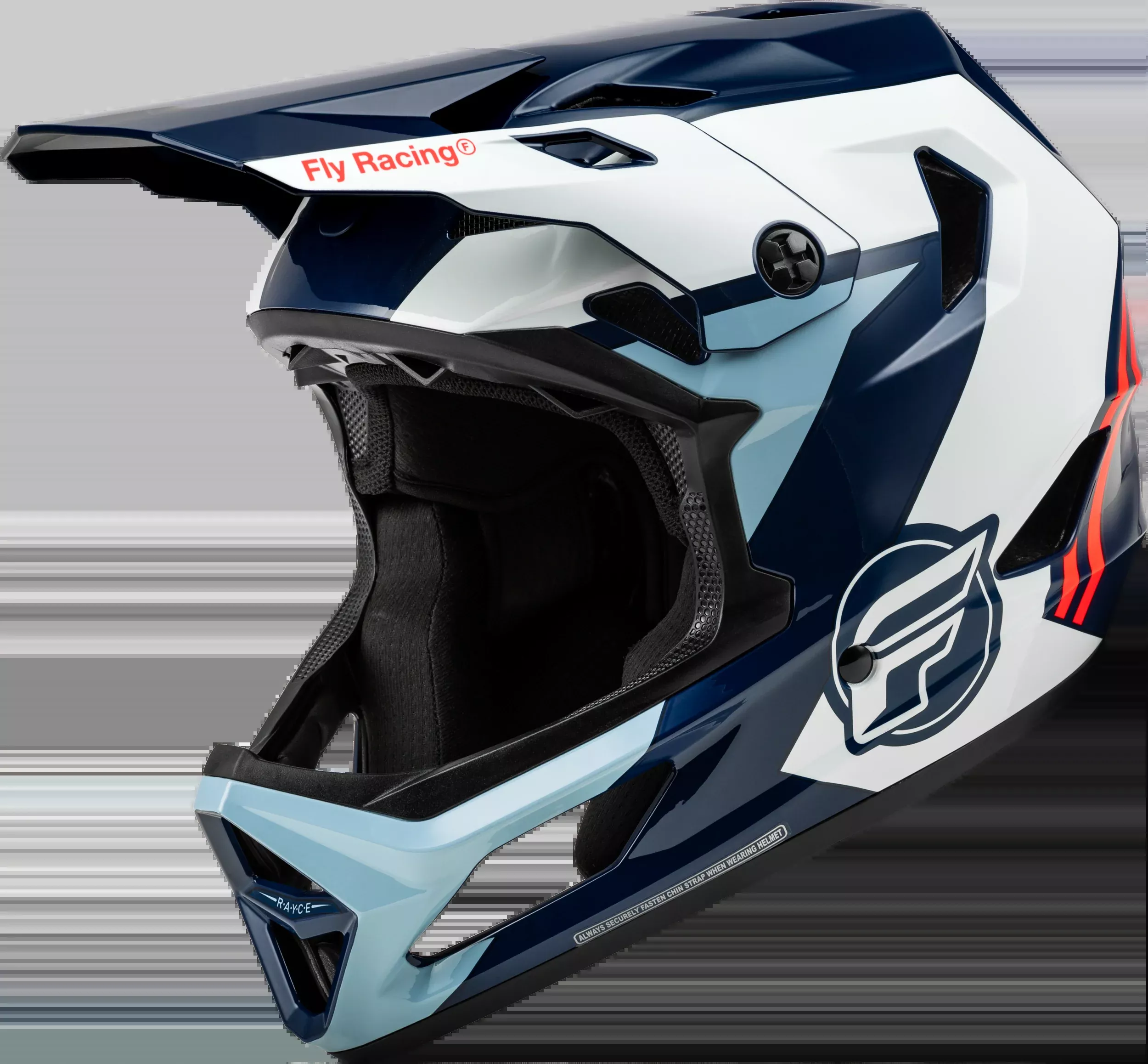 Fly Racing Rayce Bicycle Helmet Red/White/Blue Xl 73-3612X