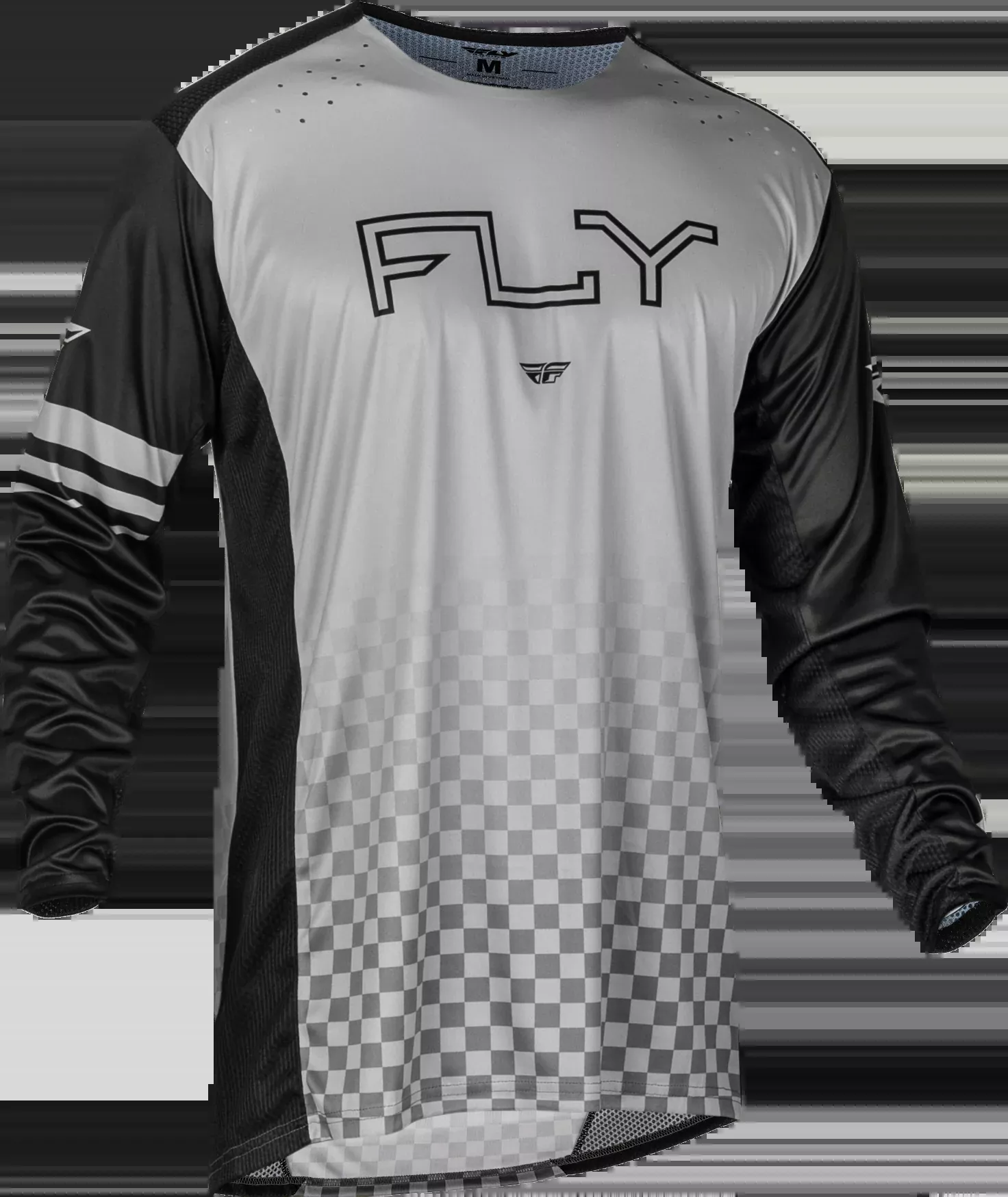 Fly Racing Rayce Bicycle Jersey Black/Grey Md 377-051M