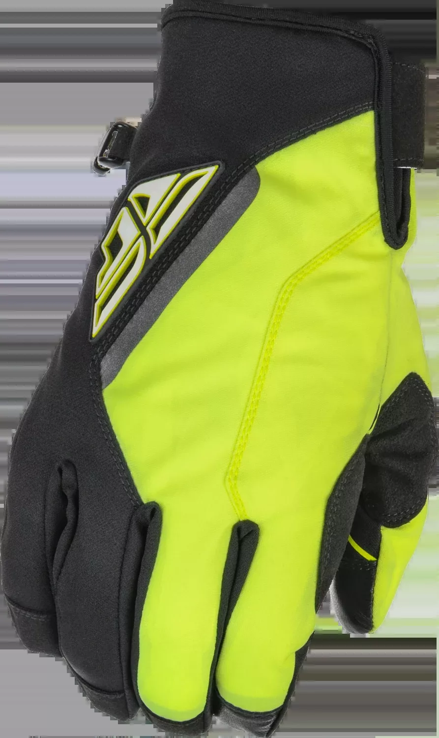 Fly Racing Title Gloves Black/Hi-Vis Sz 10 371-05210
