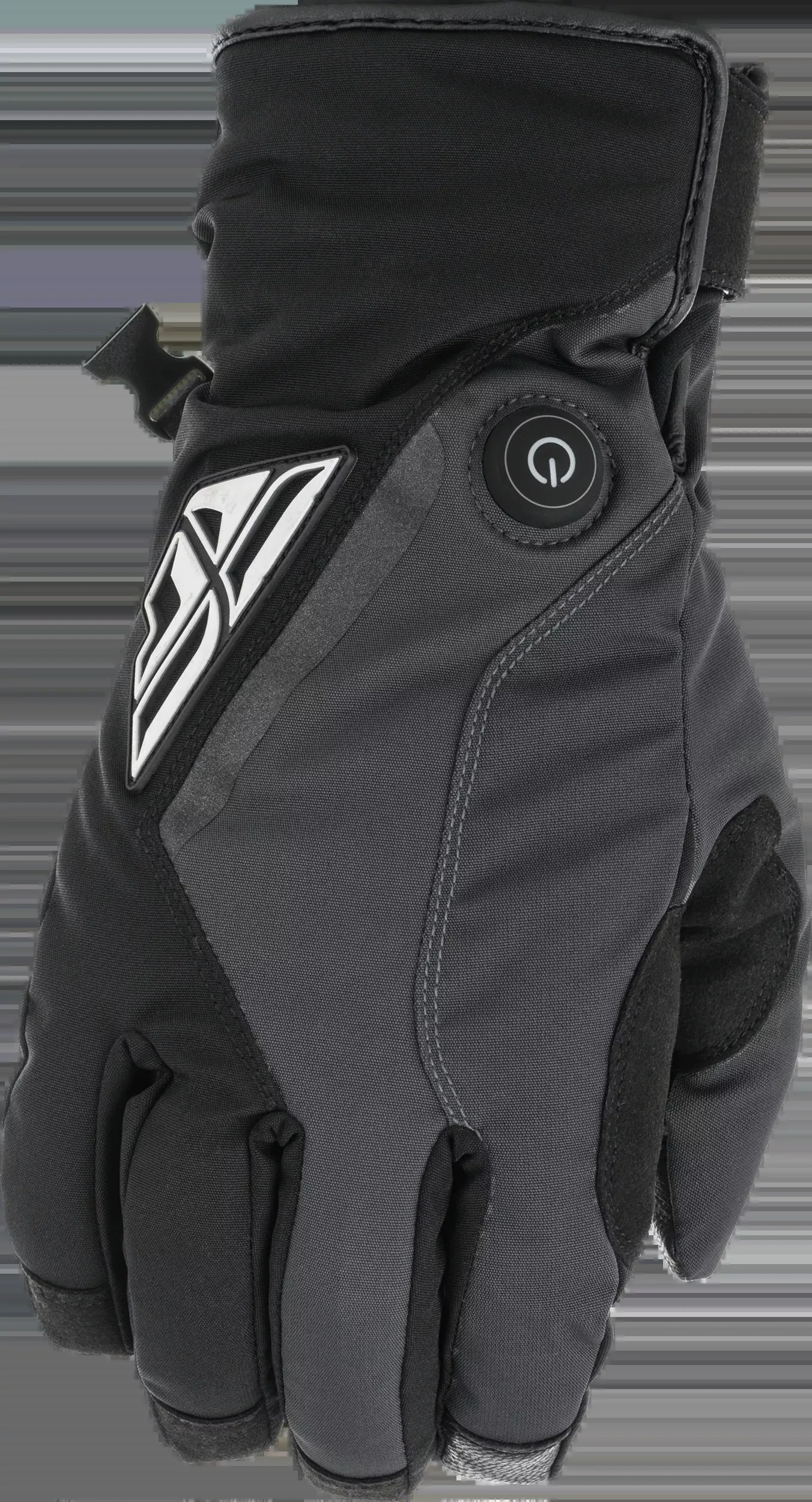Fly Racing Title Heated Gloves Black/Grey Xs 476-2932XS