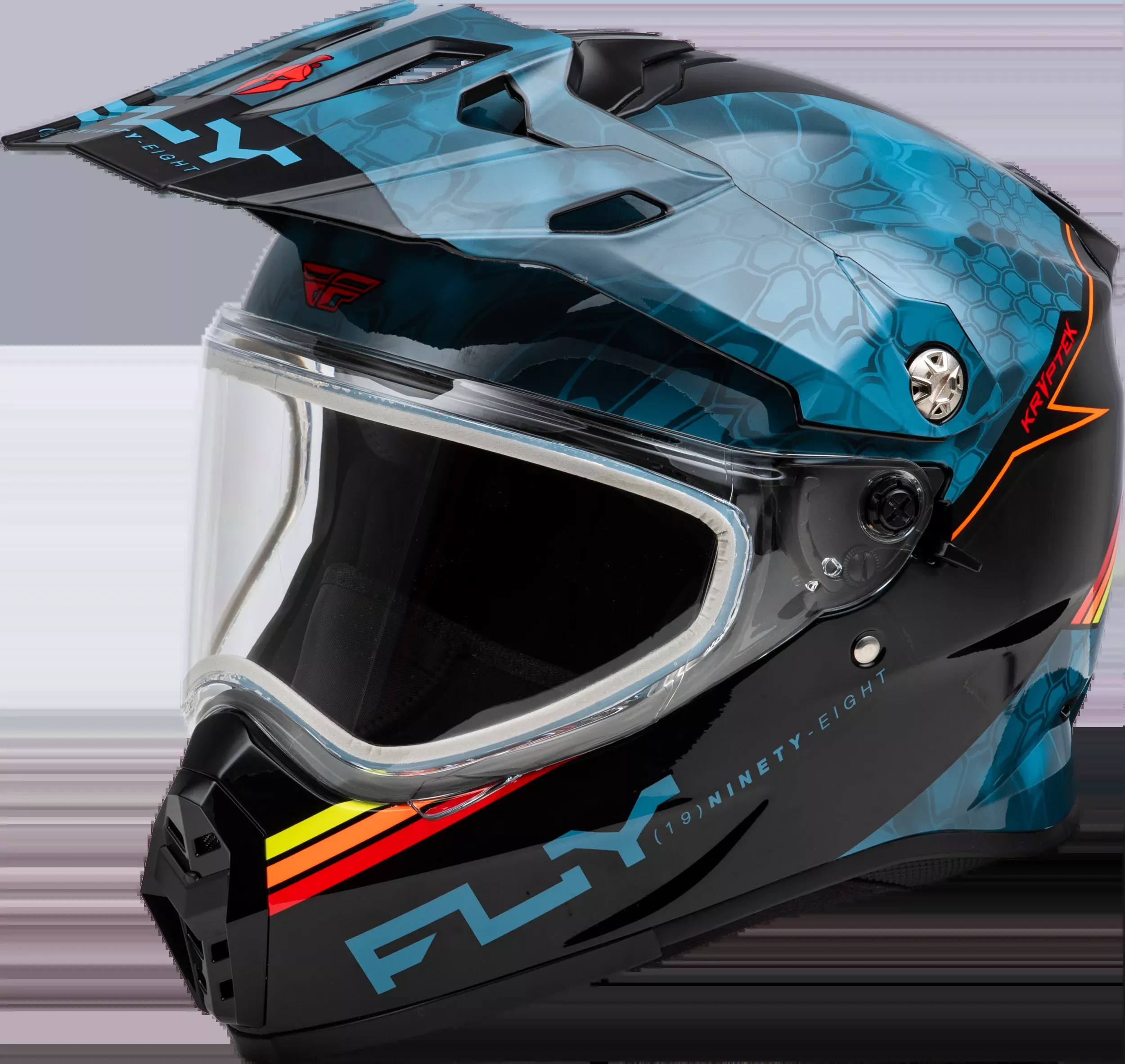 Fly Racing Trekker Cw Conceal Helmet Dual Shld Slate/Black/Red Sm 73-31359S