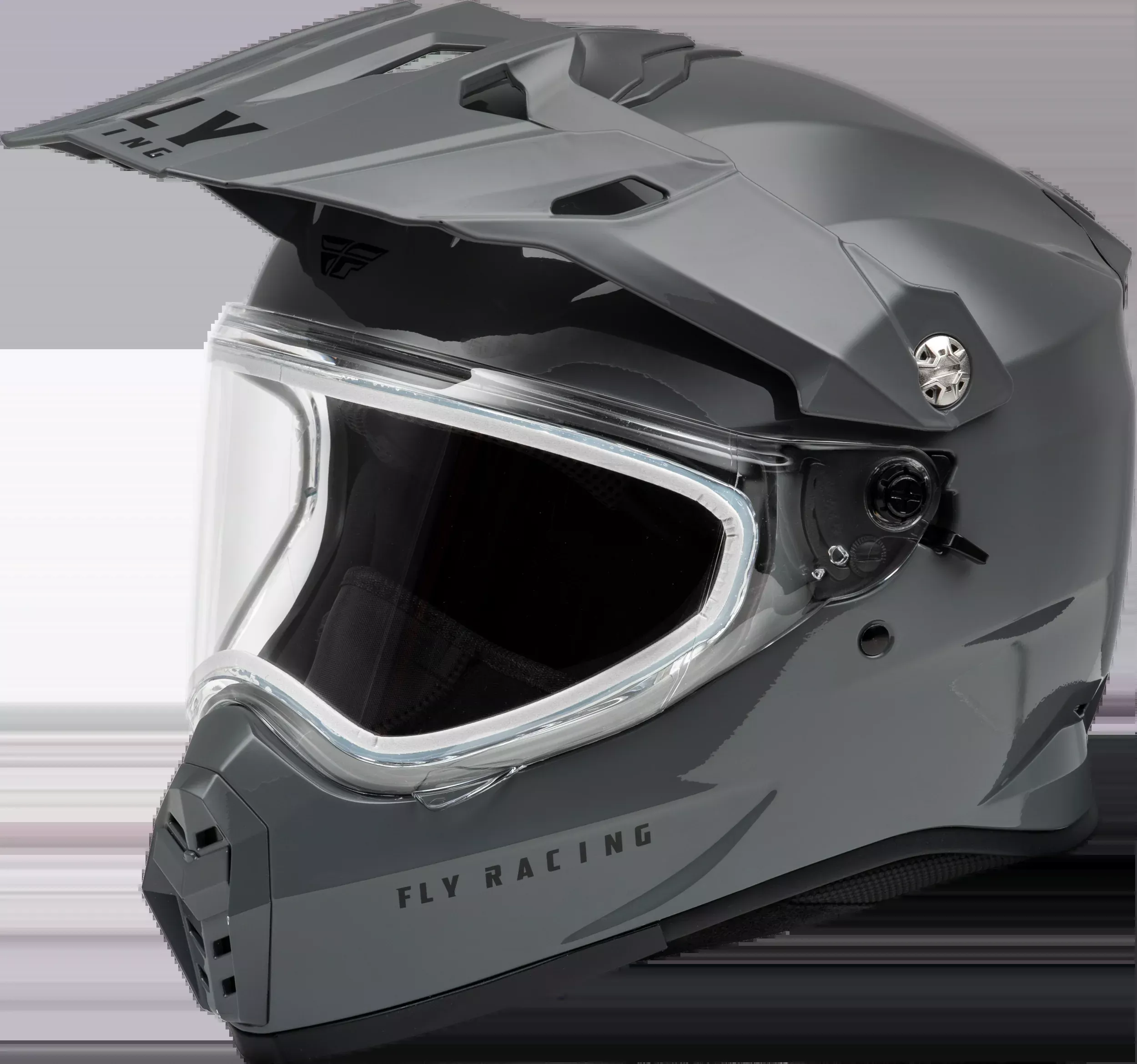 Fly Racing Trekker Cw Solid Helmet Dual Shld Grey Xl 73-31363X