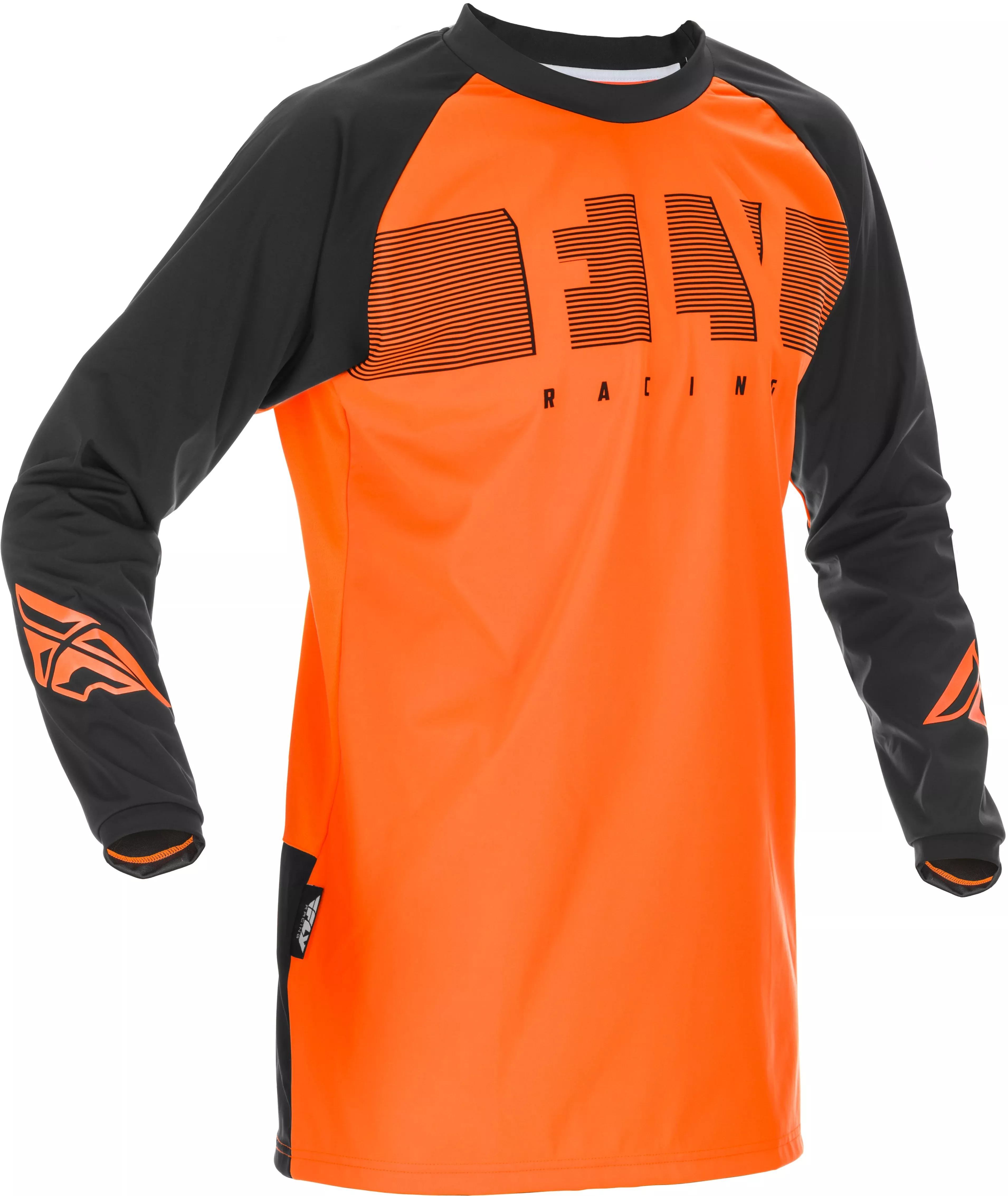 Fly Racing Windproof Jersey Orange/Black Sm 370-8017S