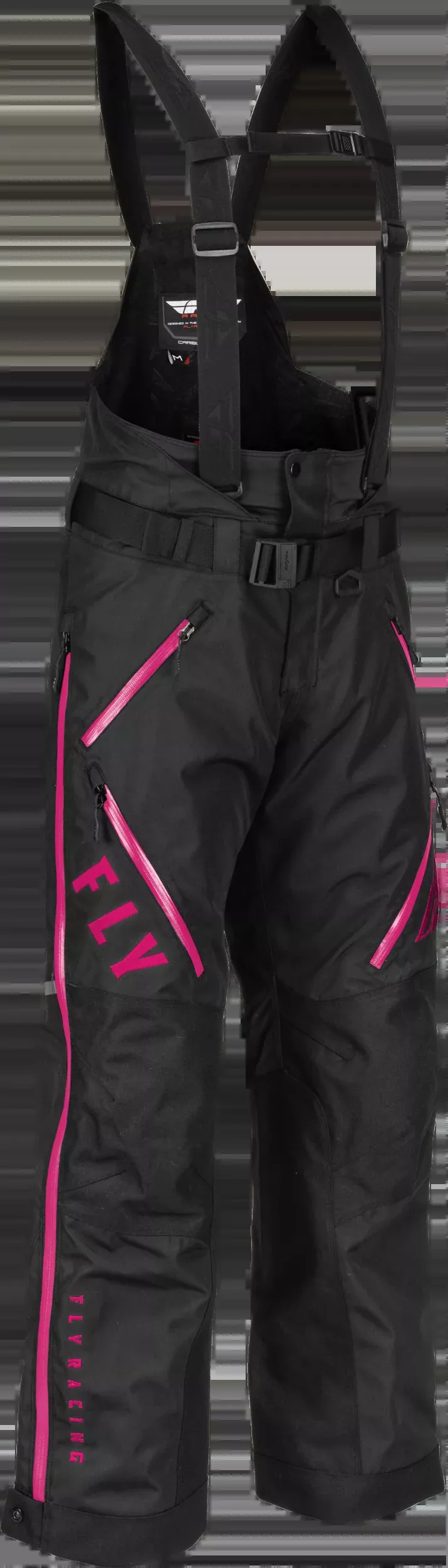 Fly Racing Women’S Carbon Bib Black/Pink Sm 470-4507S