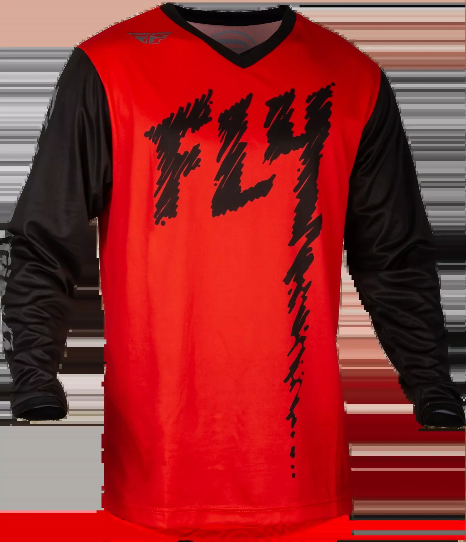 Fly Racing Youth F-16 Jersey Red/Black/Grey Ym 377-222YM