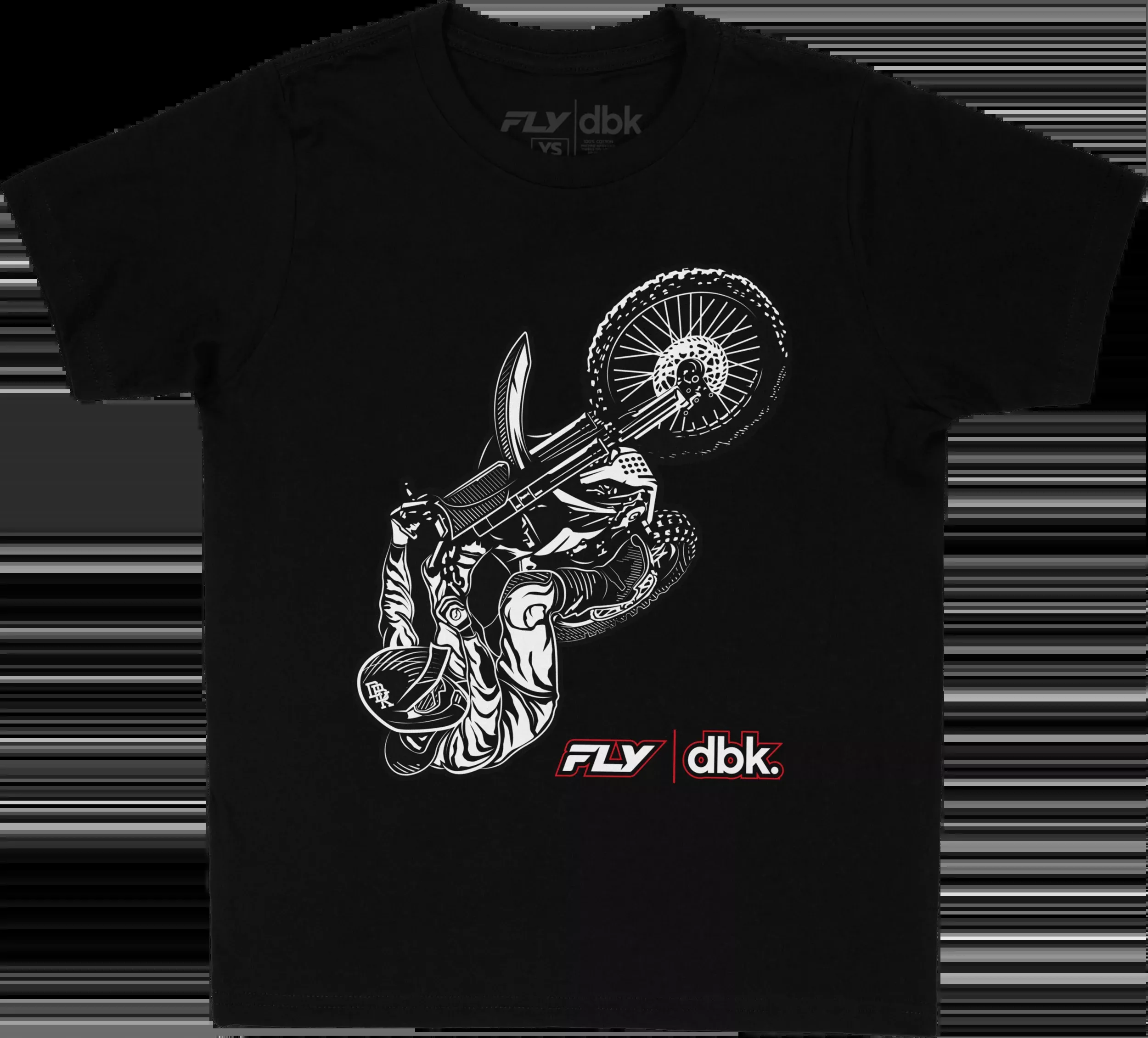 Fly Racing Youth Fly Dbk Wheelie Tee Black Yl 325-00085YL