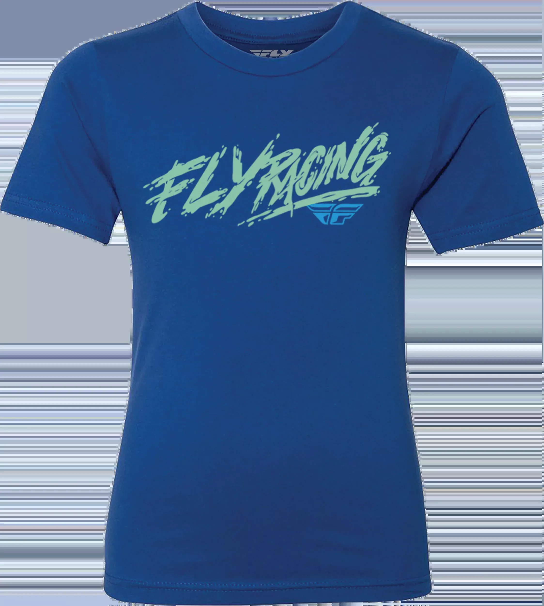 Fly Racing Youth Fly Khaos Tee Blue Ym 352-0021YM