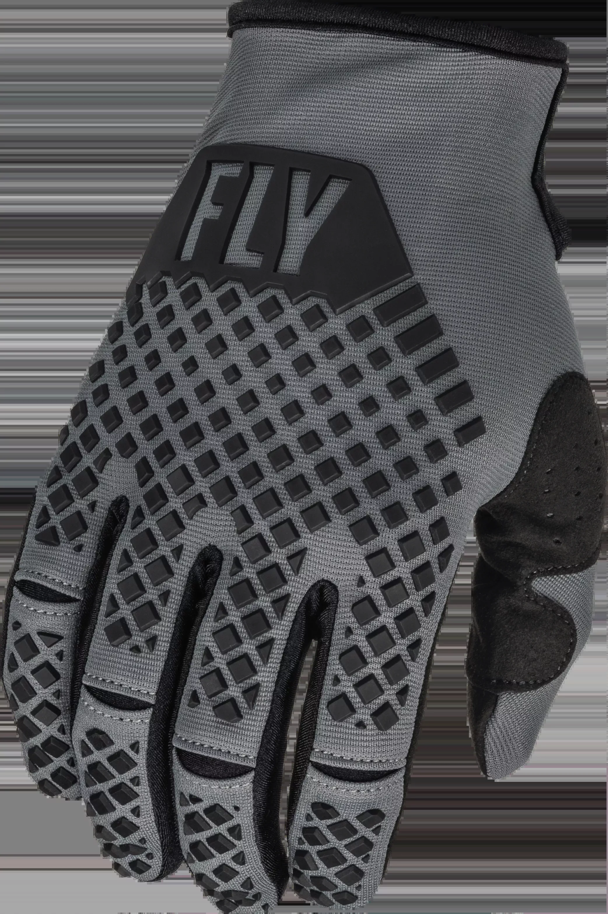 Fly Racing Youth Kinetic Gloves Dark Grey/Black Ys 376-410YS