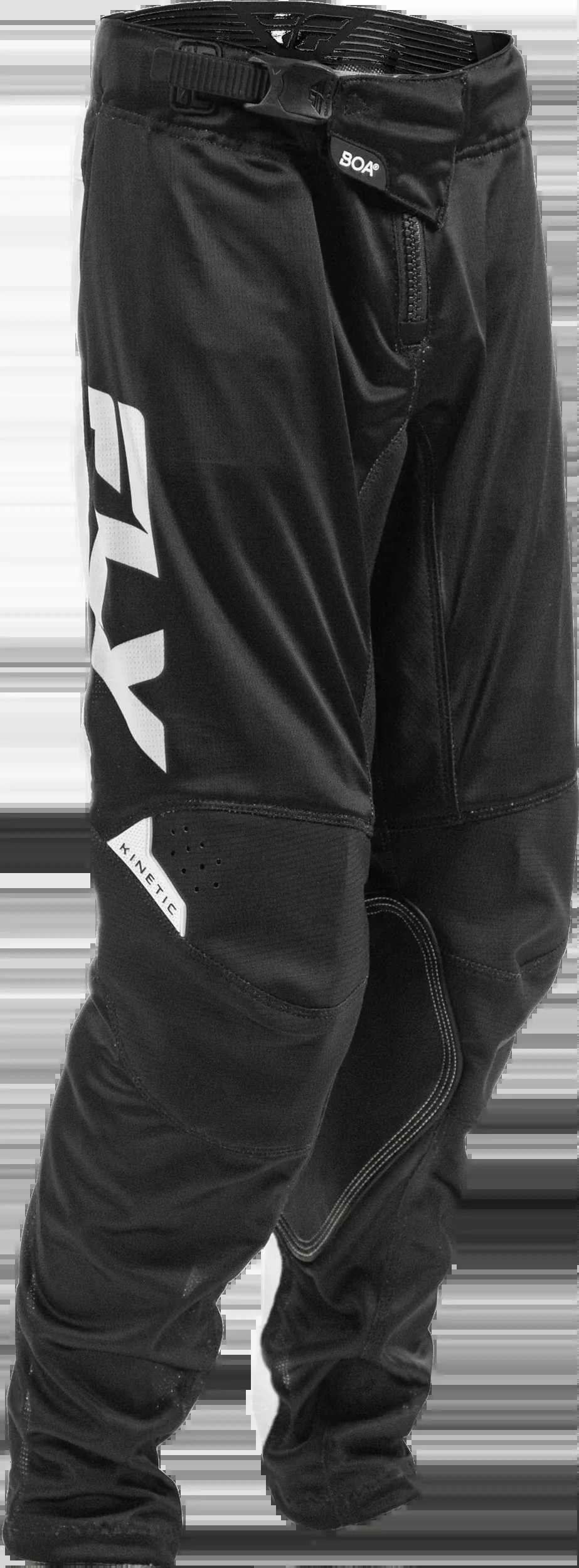 Fly Racing Youth Kinetic Mesh Pants Black/White Sz 26 380-34026