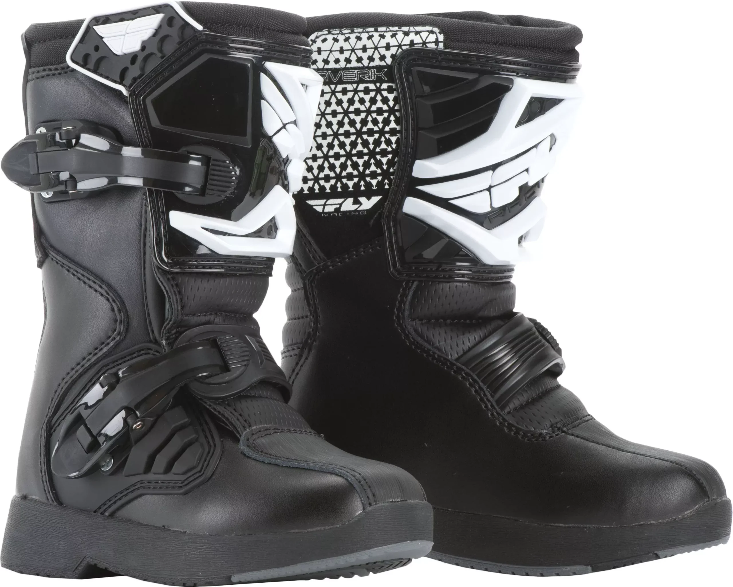 Fly Racing Youth Maverik Mini Boots Black Sz Y11 364-55097