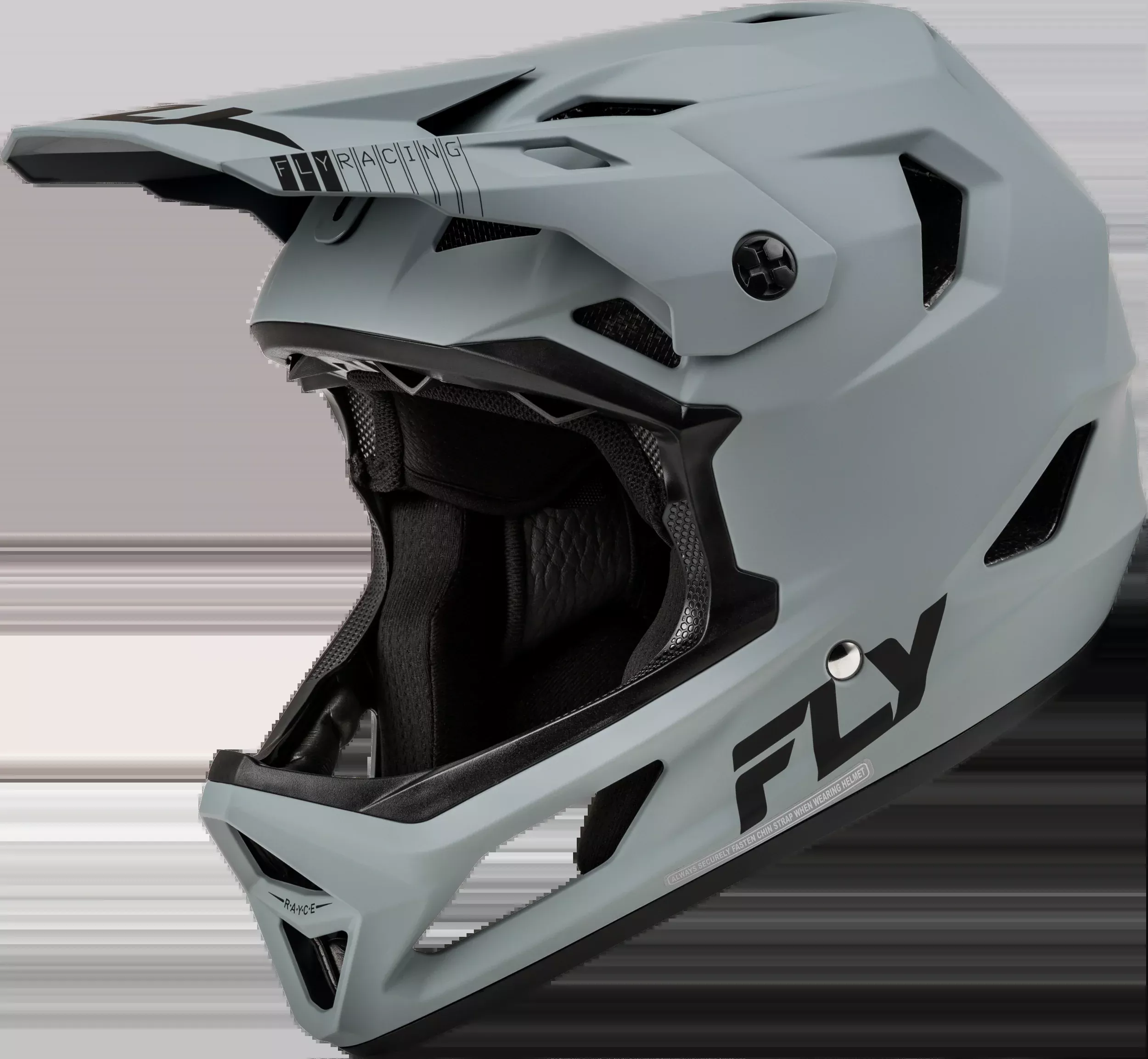 Fly Racing Youth Rayce Bicycle Helmet Matte Grey Ym 73-3614YM