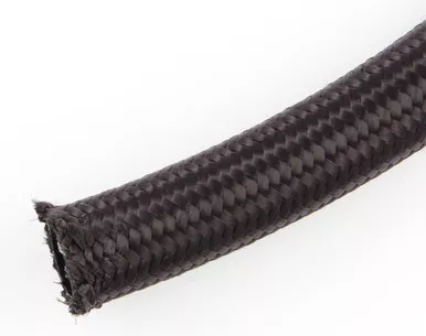 Fragola #6 Black Nylon Race Hose 20ft 842006