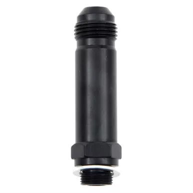 Fragola Carb Adapter Fitting #6 x 7/8-20 3in Long Blk 491975-BL