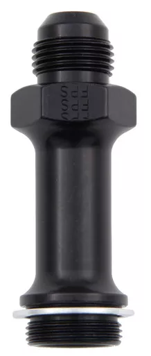 Fragola Carb Adapter Fitting #8 x 7/8-20 3in Long Blk 491976-BL