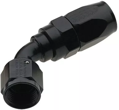 Fragola Hose Fitting #10 60 Deg Pro-Flow Black 226010-BL