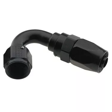 Fragola Hose Fitting #12 120 Deg to #16 Hose Black 231213-BL