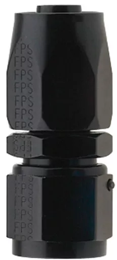 Fragola Hose Fitting #12 Str Pro-Flow Black 220112-BL