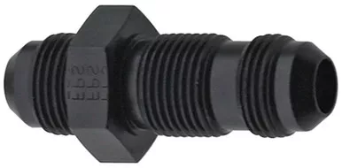 Fragola Str Bulkhead Fitting #10 Black 483210-BL