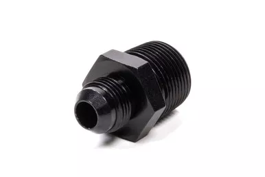 Fragola Straight Adapter Fitting #20 x 1 1/4 MPT Black 481620-BL