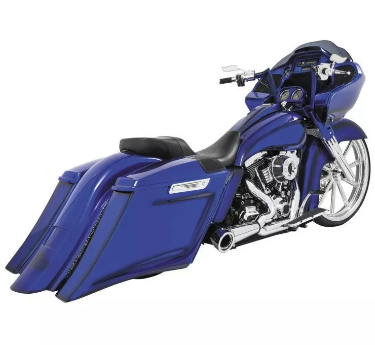 Freedom Performance 2-into-1 Turn Out Exhaust System for Harley Davidson Touring '95-16 - Chrome with Chrome Tip