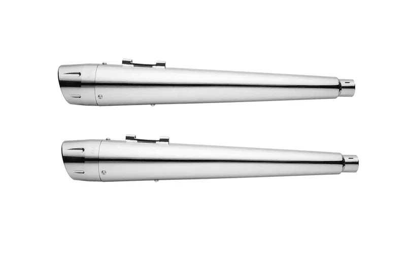 Freedom Performance 4.5" Combat Dresser Slip-Ons for '17 & Up FL Models -Chrome