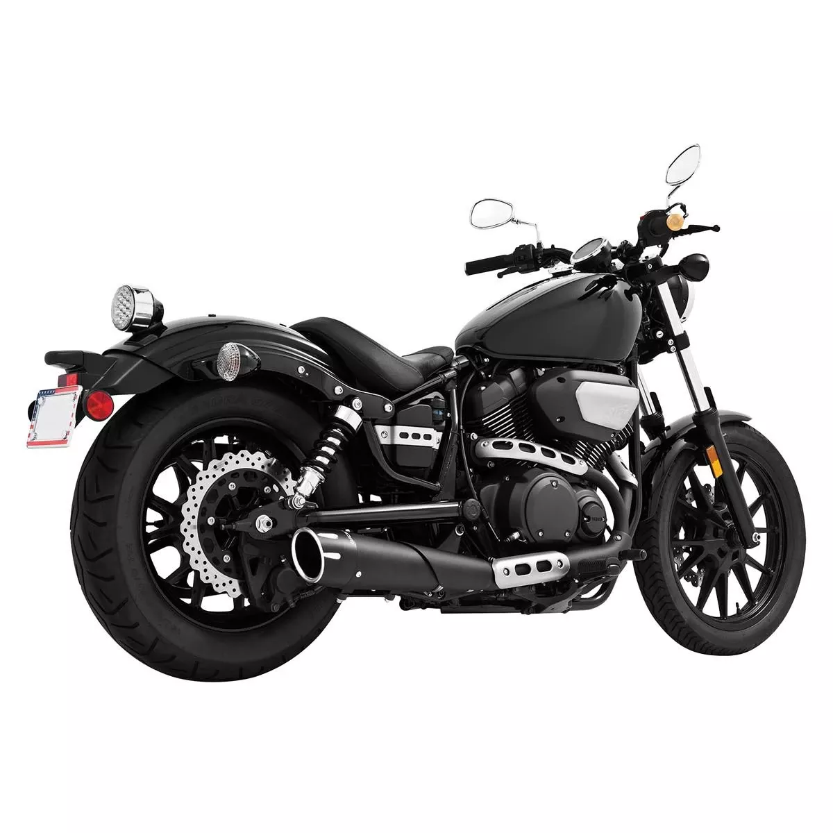 Freedom Performance Combat 4.5-inchSlip-On Muffler for Bolt-Black Muffler/Black Tip