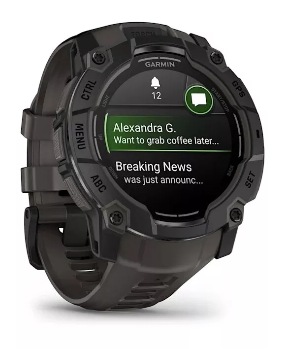 Garmin Instinct 3 AMOLED GPS Smart Watch