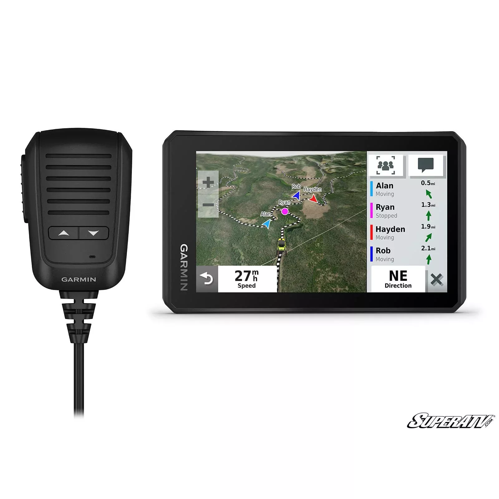 Garmin Tread Powersport Navigator with Group Ride Radio 010-02406-00