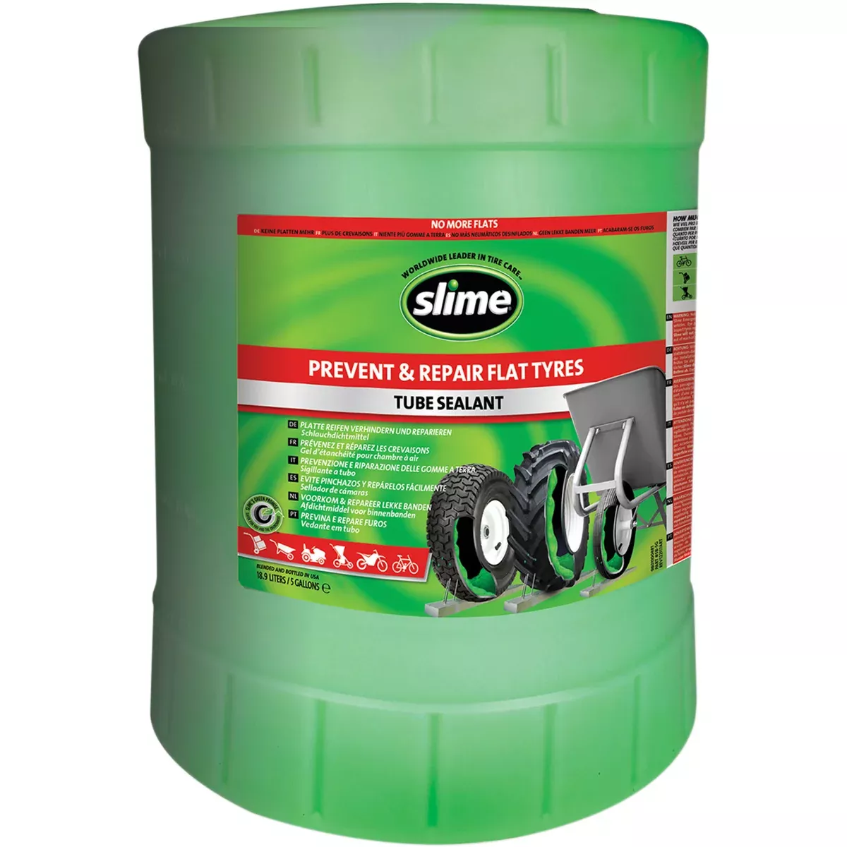 GENUINE INNOVATIONS 3715-0019 SB-5G-IN Slime Tire Sealant Tire Sealant – 5 U.S. gal.