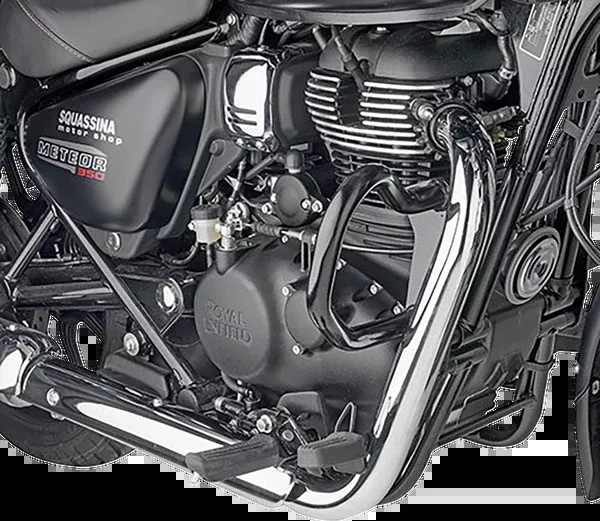 GIVI Engine Guards – Matte Black – Royal Enfield – Meteor ’21-’24