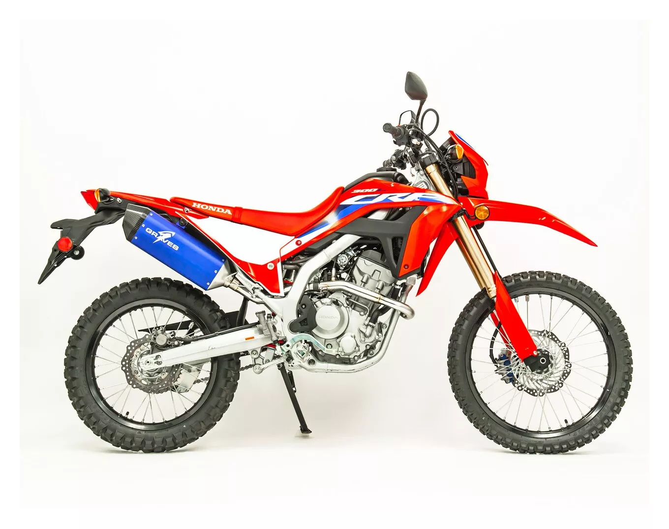 Graves Octagonal Slip-On Exhaust System Honda CRF300L / S / Rally 2021-2026