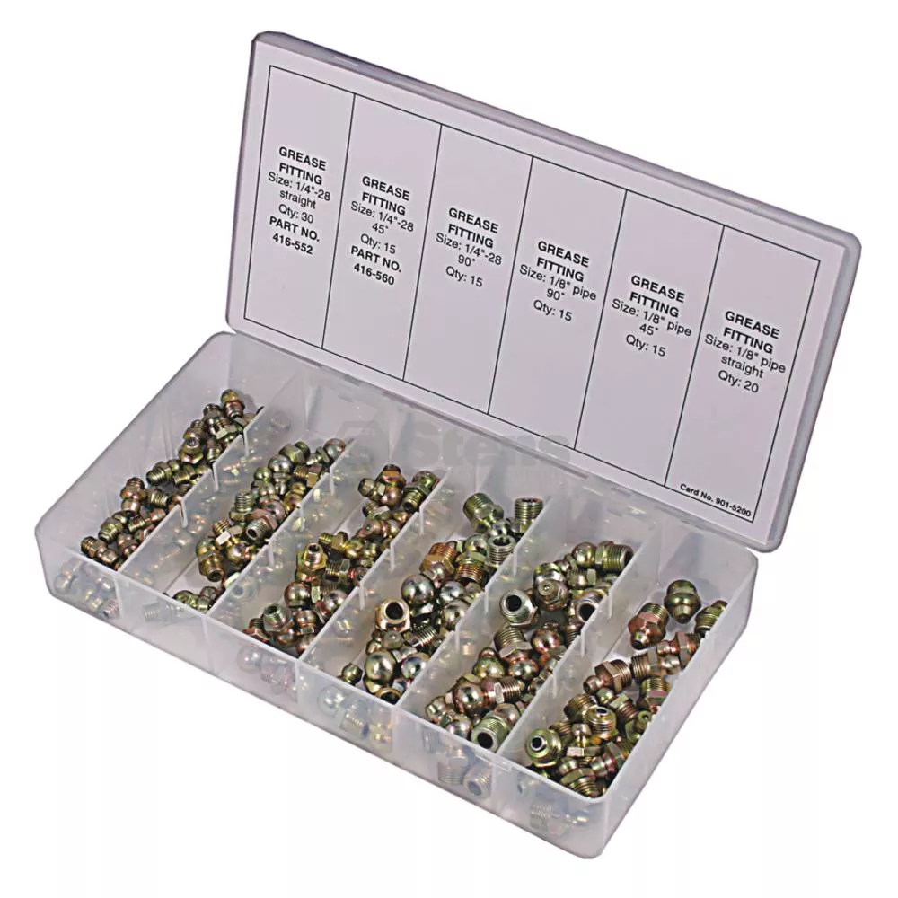 Grease Fitting Kit - 110 Piece Kit