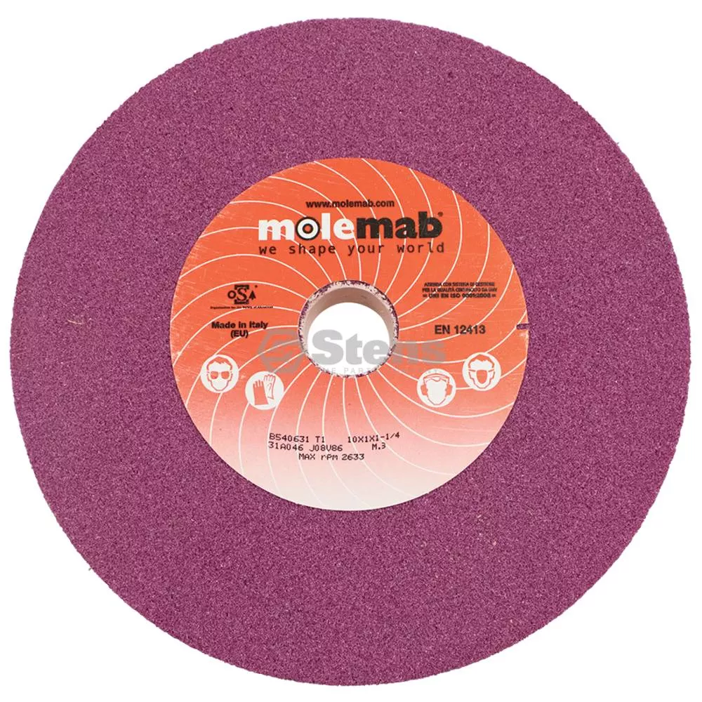 Grinding Wheel - 10'' x 1'' x 1-1/4'' 46 grit Ruby
