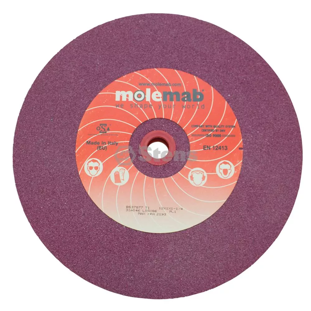 Grinding Wheel - 12'' x 1'' x 1-1/4'' 46 grit Ruby