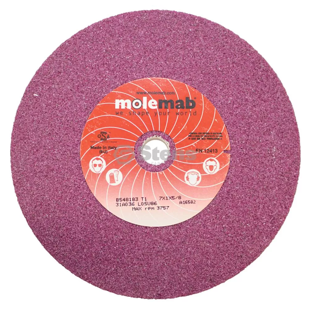 Grinding Wheel - 7'' x 1'' x 5/8'' 36 grit Ruby