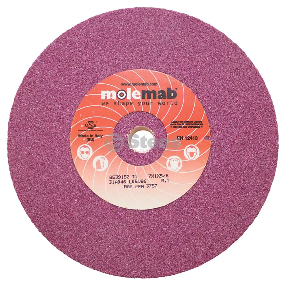 Grinding Wheel - 7'' x 1'' x 5/8'' 46 grit Ruby