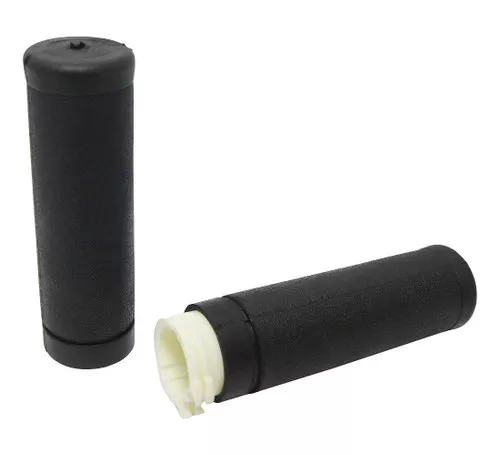 HardDrive Black Rubber Handlebar Grips (72-100)