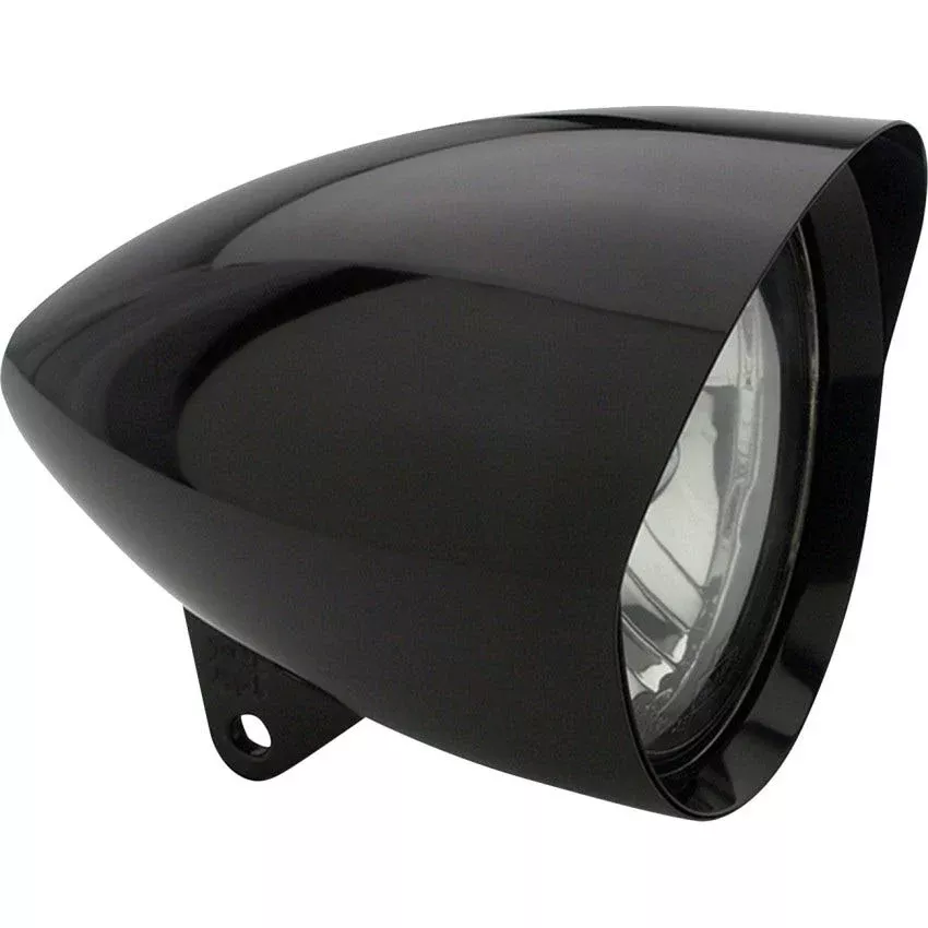 Headwinds 4-1/2″ Black Mariah Concours Bullet Headlight Housing for Harley
