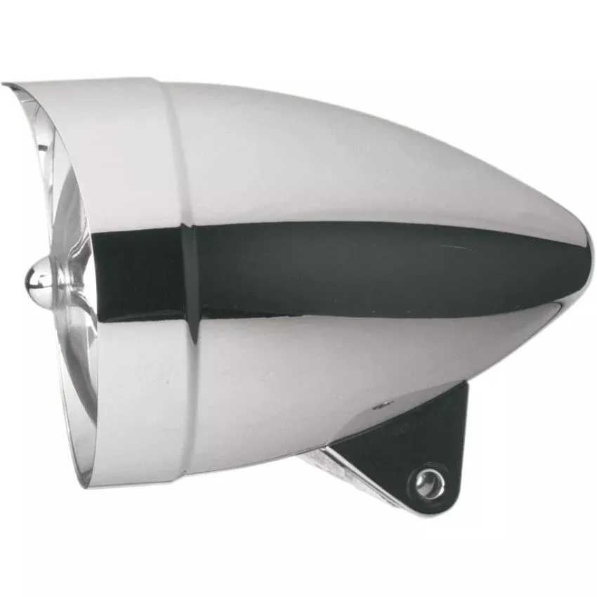 Headwinds 5-3/4″ Vampire Rocket Chrome Headlight Housing for Harley 80-16 FX/XL