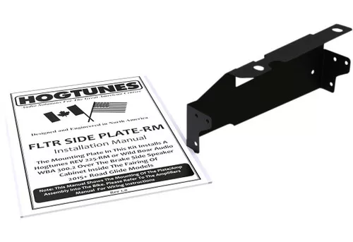 Hogtunes 2-Channel Side Mounting Plate (FLTR SIDE PLATE-RM)