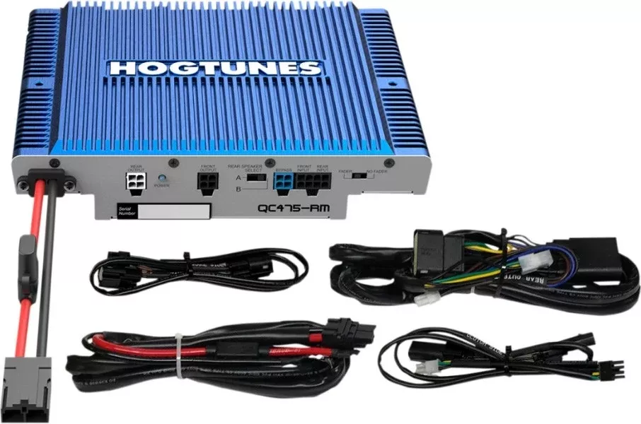 Hogtunes 300 Watt Amplifier Kit Harley Touring Bagger 14-Up QC475-RM