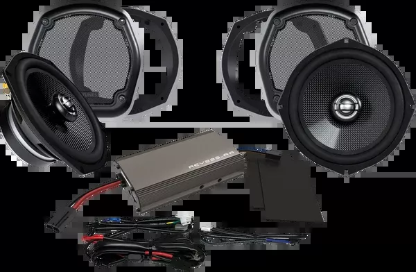 Hogtunes Amplifier/Speaker Kit – 225 W – Lower Fairing – ’99-’13 FLHT/FLHX/FLTR