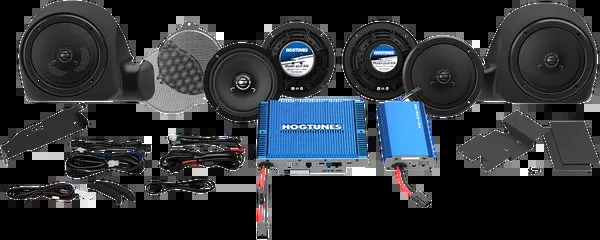 Hogtunes Speaker/Dual Amplifier Kit – ’14-’24 FLHT/FLTR